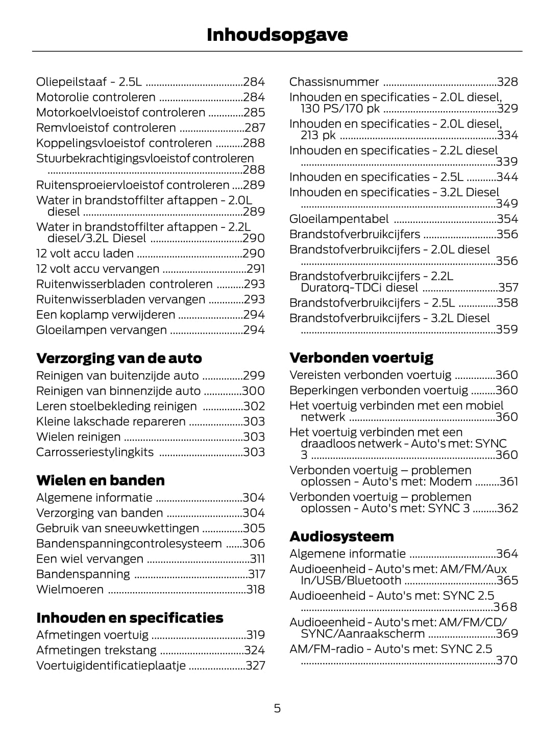 2019-2020 Ford Ranger Bedienungsanleitung | Niederländisch