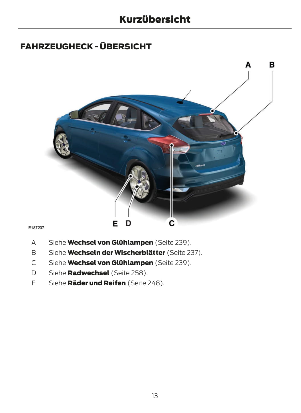 2015 Ford Focus Gebruikershandleiding | Duits