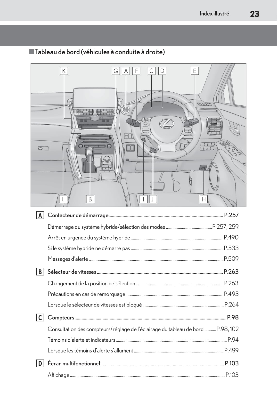 2017-2020 Lexus NX 300h Manuel du propriétaire | Français