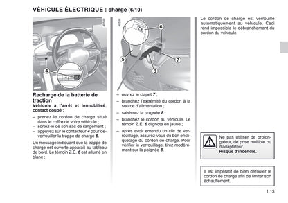 2019-2020 Renault Zoe Owner's Manual | French