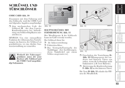 2004-2008 Lanica Musa Owner's Manual | German