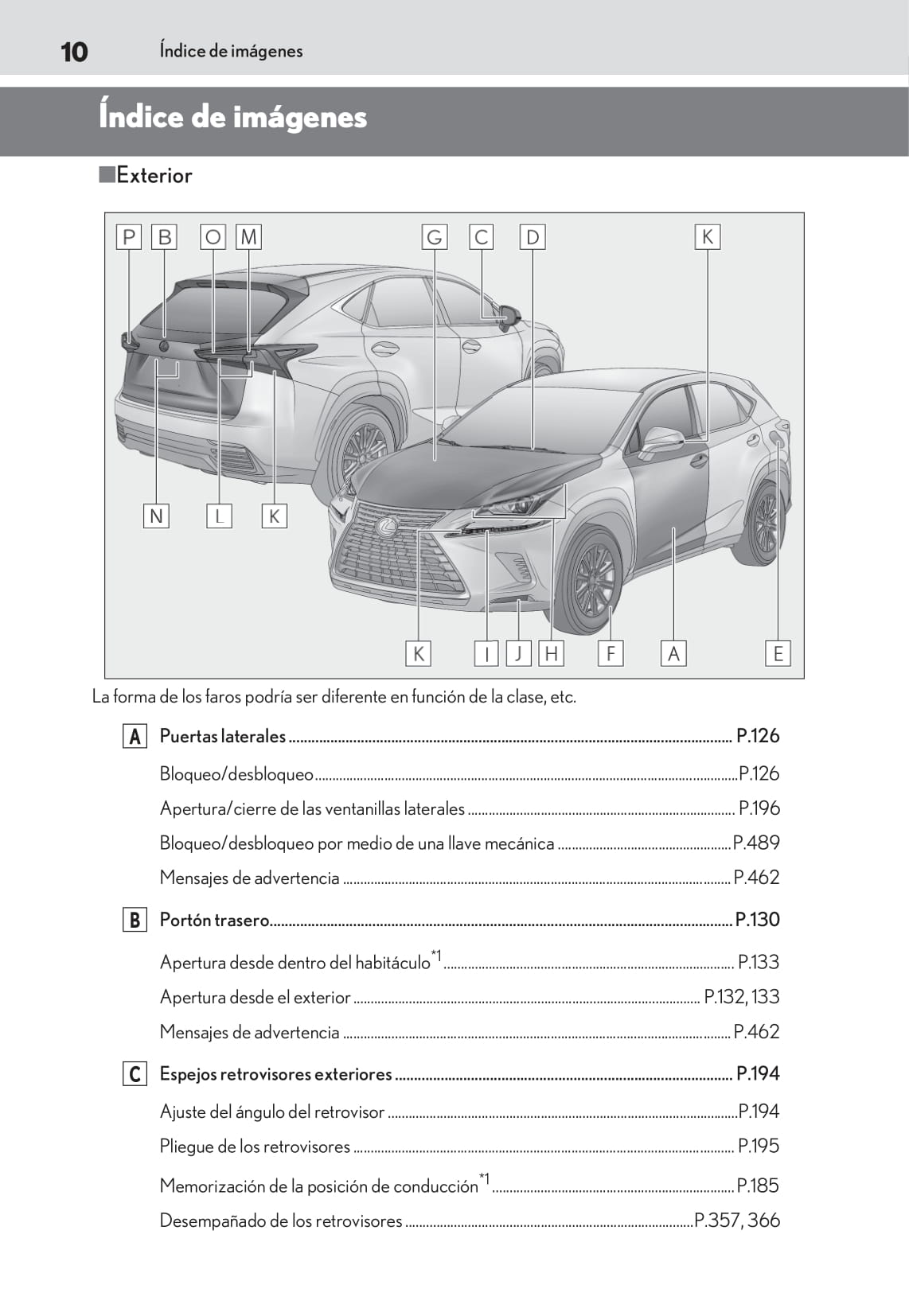 2017-2019 Lexus NX 300h Manuel du propriétaire | Espagnol