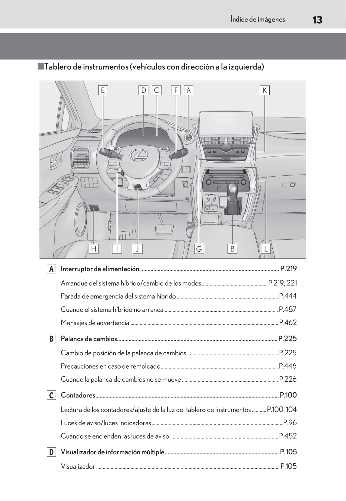 2017-2019 Lexus NX 300h Manuel du propriétaire | Espagnol