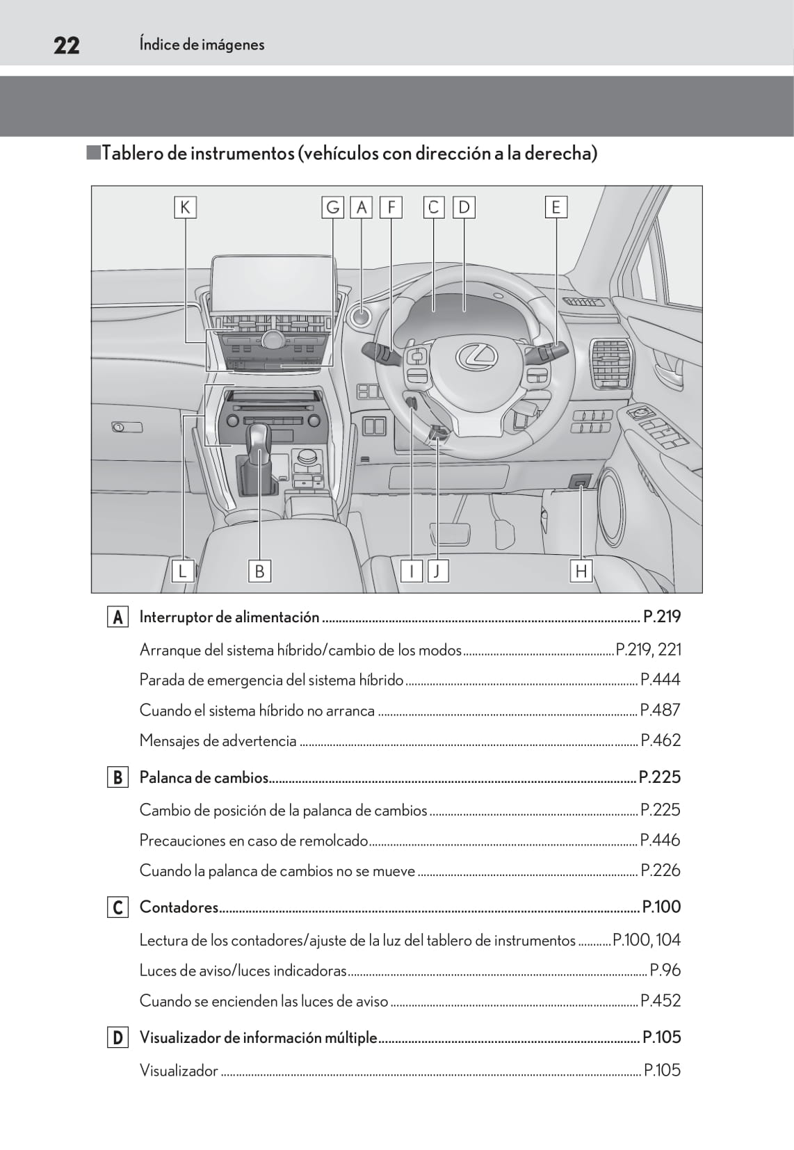 2017-2019 Lexus NX 300h Manuel du propriétaire | Espagnol