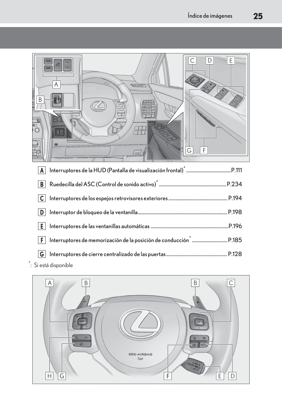 2017-2019 Lexus NX 300h Manuel du propriétaire | Espagnol