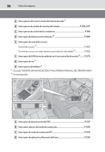 2017-2019 Lexus NX 300h Manuel du propriétaire | Espagnol