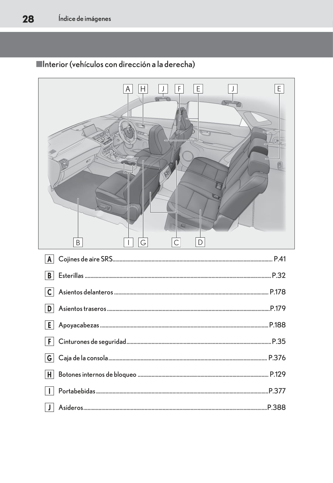 2017-2019 Lexus NX 300h Manuel du propriétaire | Espagnol