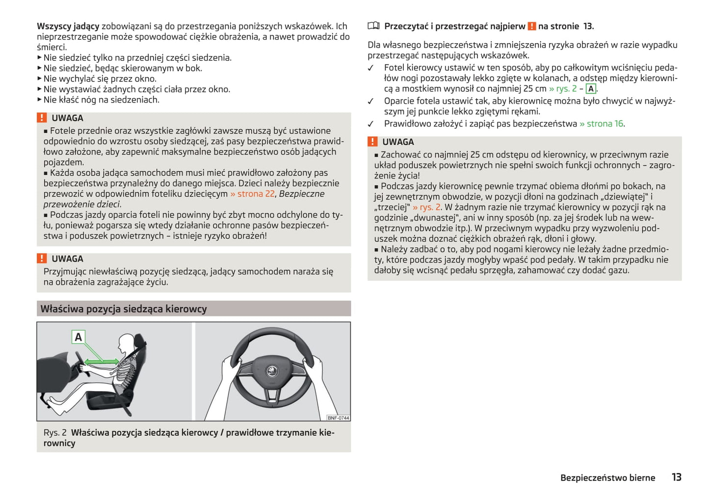 2016-2017 Skoda Citigo Owner's Manual | Polish