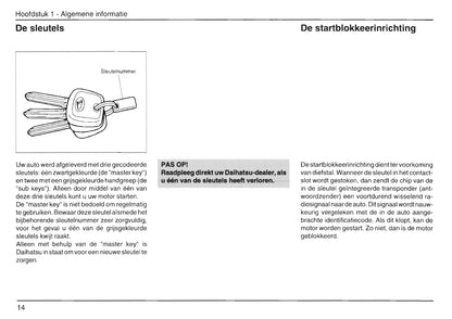 1999-2002 Daihatsu Move Bedienungsanleitung | Niederländisch