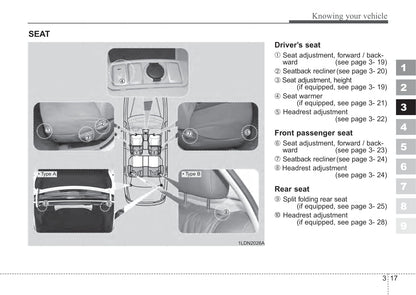 2005-2006 Kia Spectra Owner's Manual | English