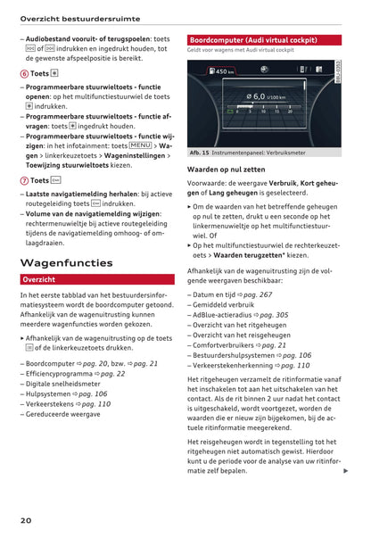 2016-2018 Audi Q2 Owner's Manual | Dutch