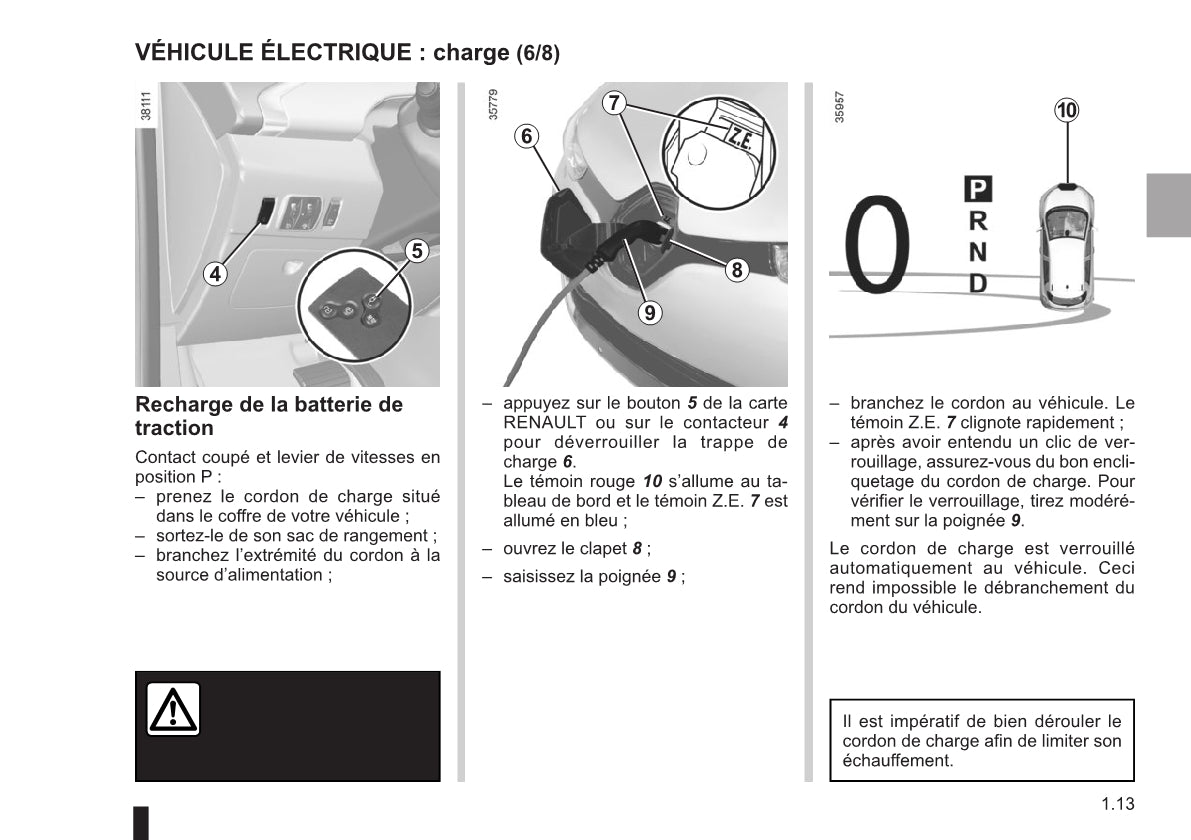 2016-2017 Renault Zoe Owner's Manual | French