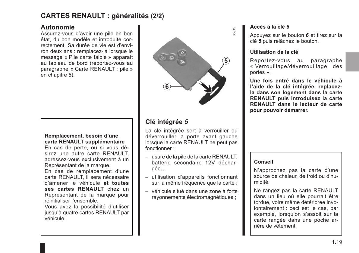 2016-2017 Renault Zoe Owner's Manual | French