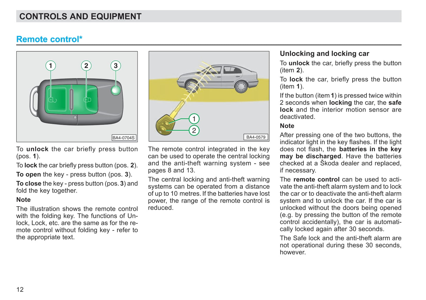 2003-2004 Skoda Octavia Gebruikershandleiding | Engels