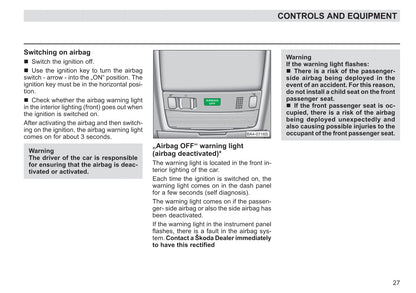 2003-2004 Skoda Octavia Gebruikershandleiding | Engels