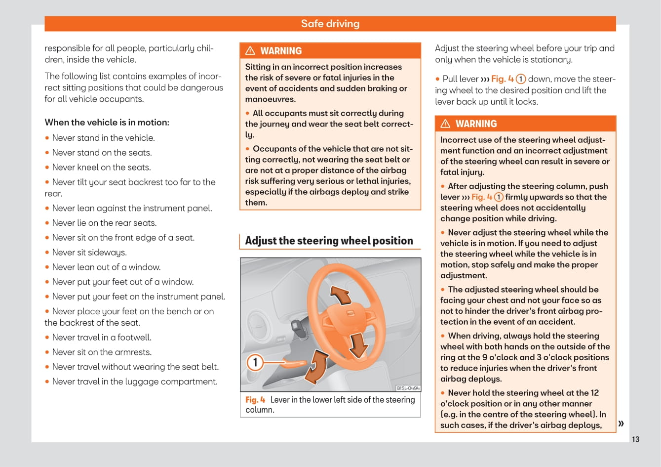 2019-2020 Seat Mii Electric Owner's Manual | English