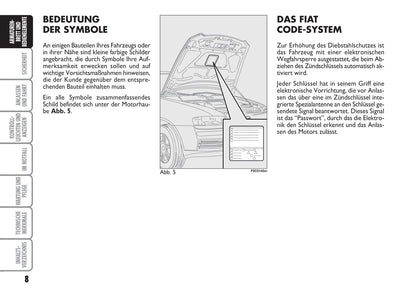 2006-2007 Fiat Stilo Bedienungsanleitung | Deutsch