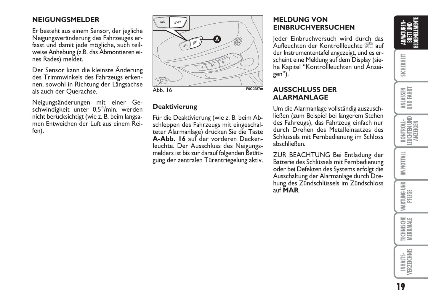 2006-2007 Fiat Stilo Bedienungsanleitung | Deutsch