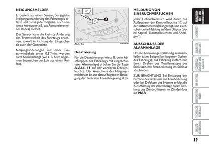 2006-2007 Fiat Stilo Bedienungsanleitung | Deutsch