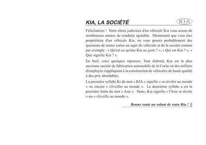 2010 Kia Sorento Owner's Manual | French