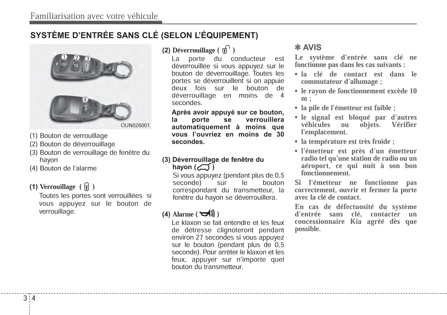 2010 Kia Sorento Owner's Manual | French