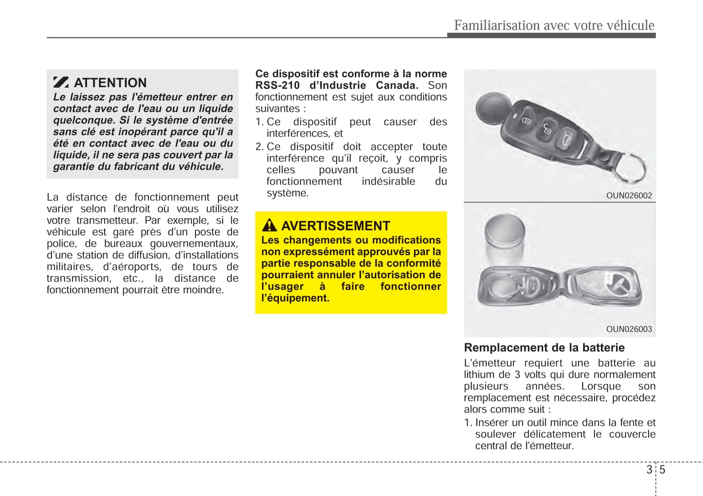 2010 Kia Sorento Owner's Manual | French