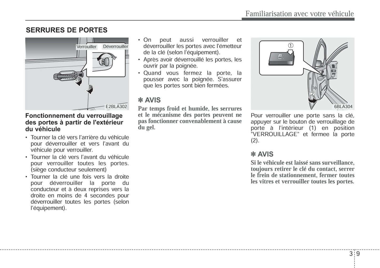 2010 Kia Sorento Owner's Manual | French