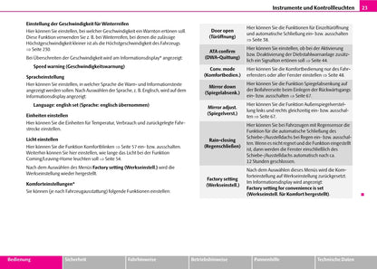 2007-2008 Skoda Octavia Owner's Manual | German