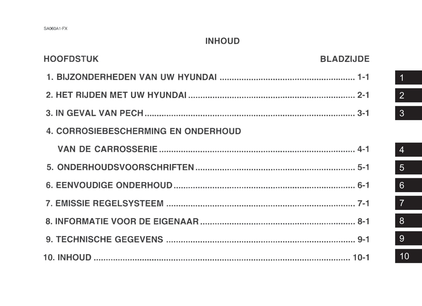 2002-2003 Hyundai Getz Gebruikershandleiding | Nederlands