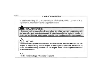 2002-2003 Hyundai Getz Gebruikershandleiding | Nederlands