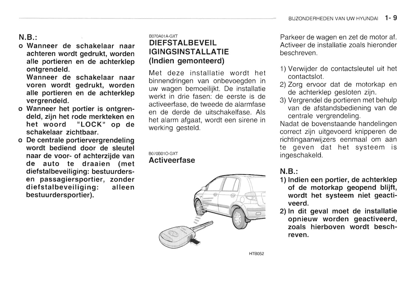 2002-2003 Hyundai Getz Gebruikershandleiding | Nederlands