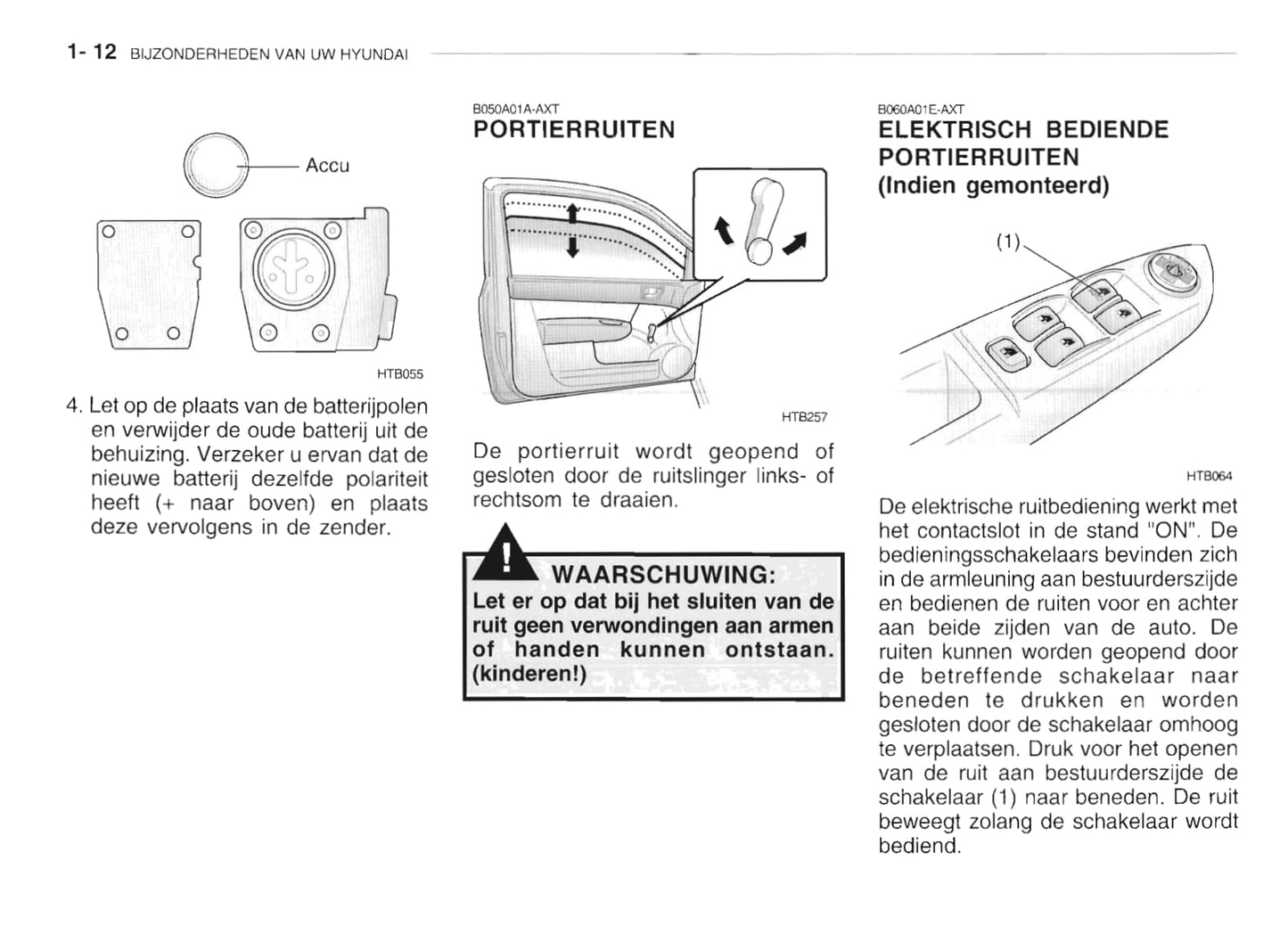 2002-2003 Hyundai Getz Gebruikershandleiding | Nederlands