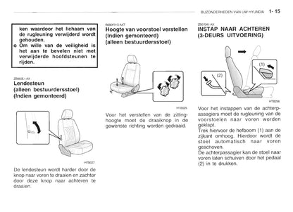 2002-2003 Hyundai Getz Gebruikershandleiding | Nederlands