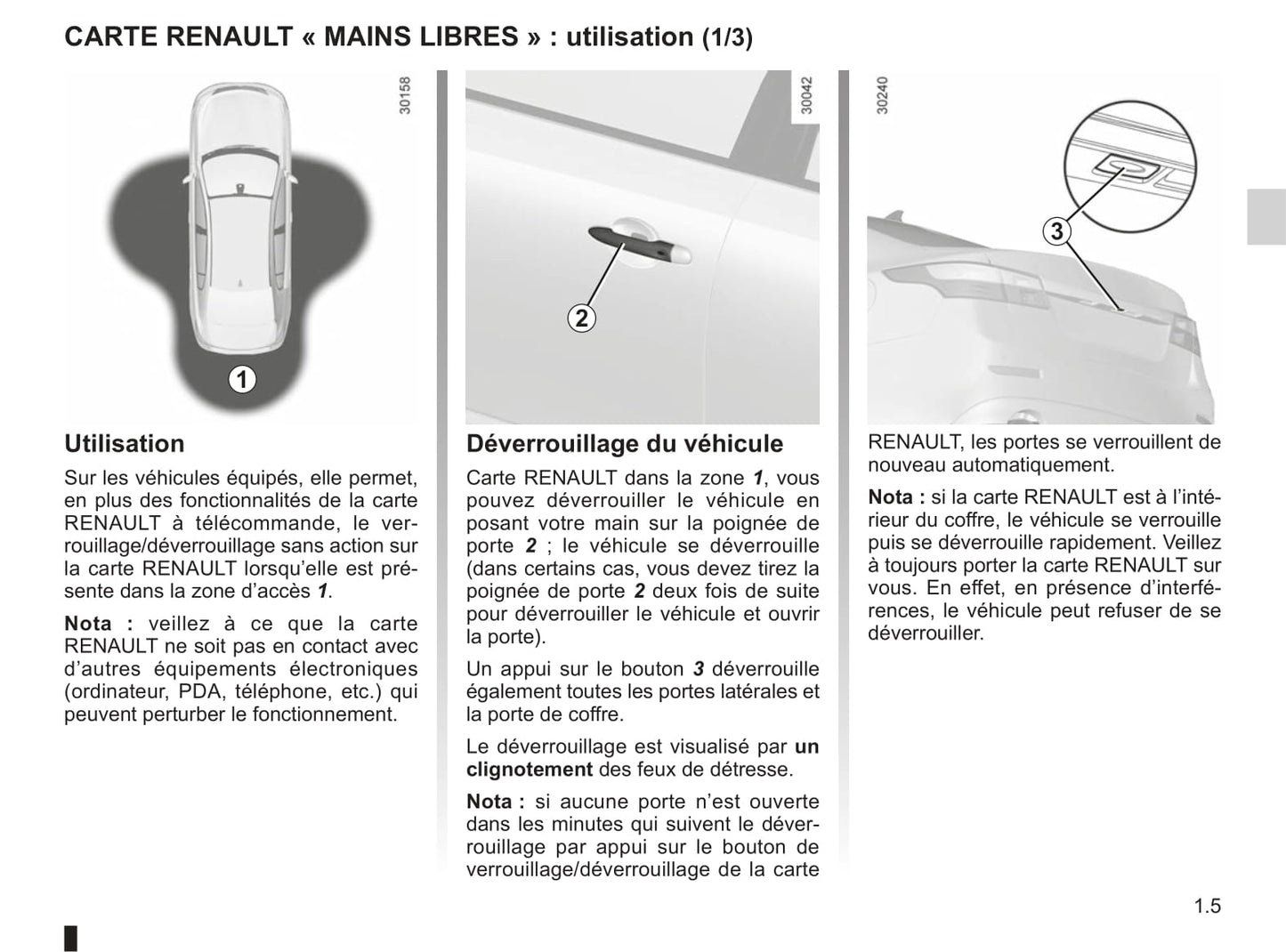 2010-2011 Renault Latitude Owner's Manual | French