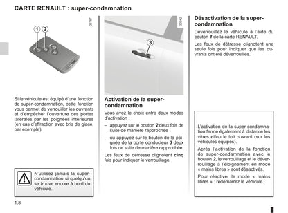 2010-2011 Renault Latitude Owner's Manual | French