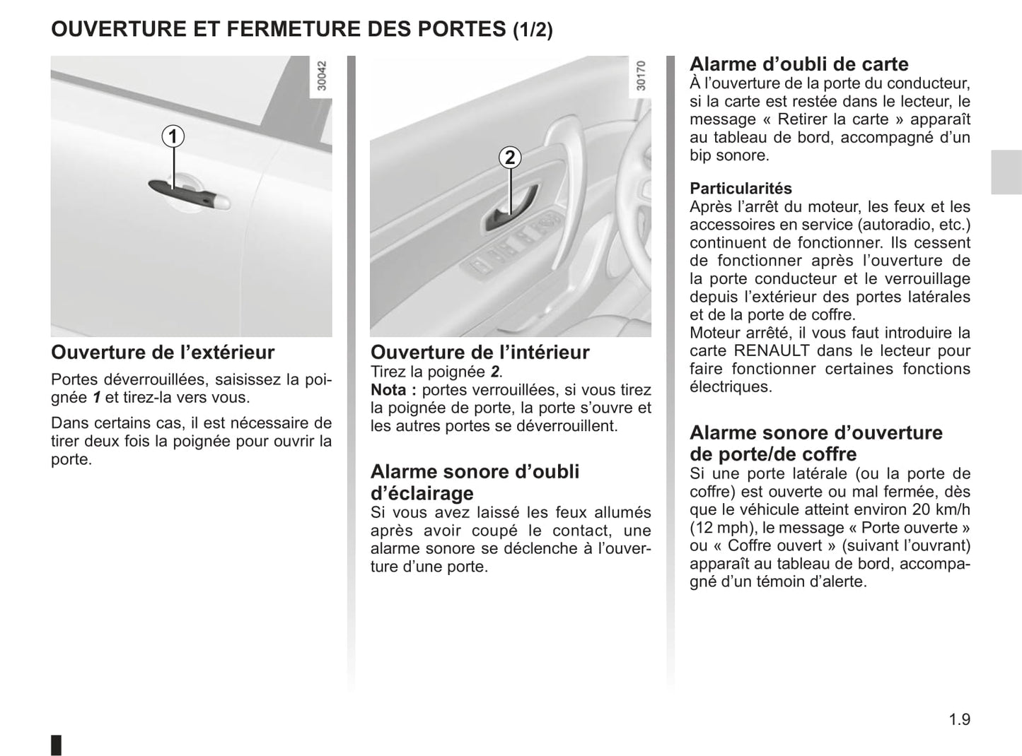 2010-2011 Renault Latitude Owner's Manual | French