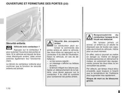 2010-2011 Renault Latitude Owner's Manual | French