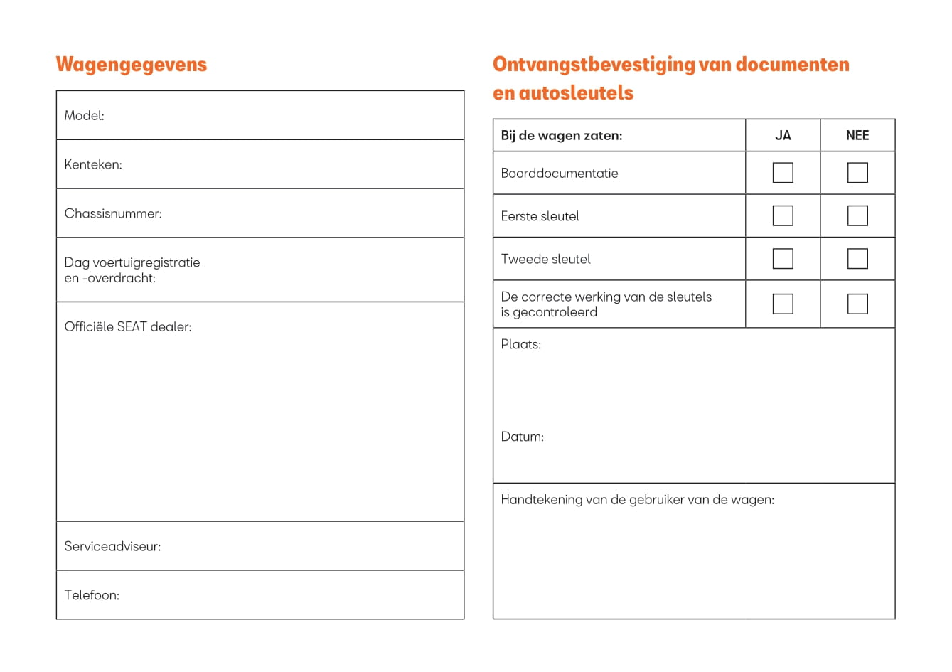 2019-2020 Seat Mii Electric Owner's Manual | Dutch