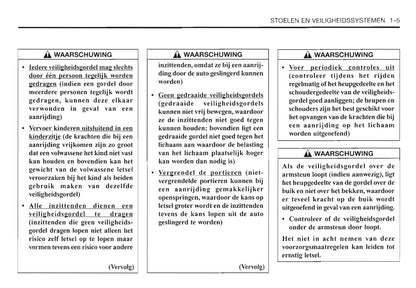 2000-2006 Daewoo Evanda Gebruikershandleiding | Nederlands