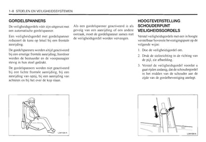 2000-2006 Daewoo Evanda Gebruikershandleiding | Nederlands