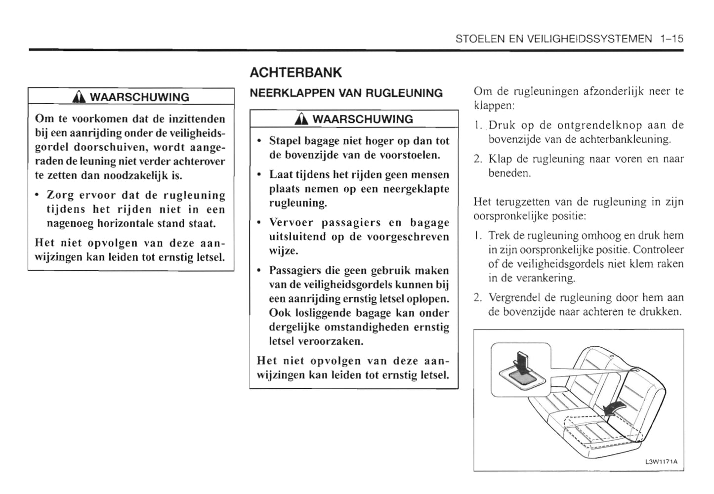 2000-2006 Daewoo Evanda Gebruikershandleiding | Nederlands