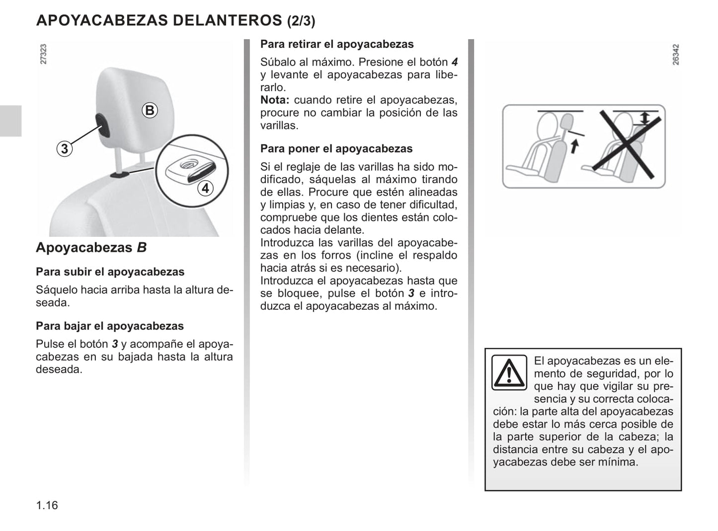 2018-2019 Renault Kangoo Owner's Manual | Spanish