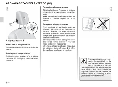 2018-2019 Renault Kangoo Owner's Manual | Spanish