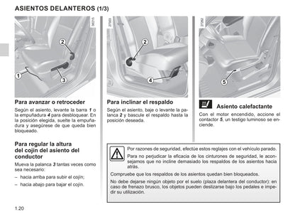 2018-2019 Renault Kangoo Owner's Manual | Spanish