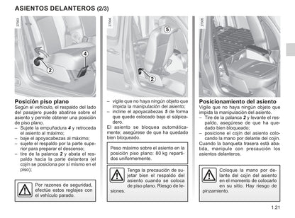 2018-2019 Renault Kangoo Owner's Manual | Spanish