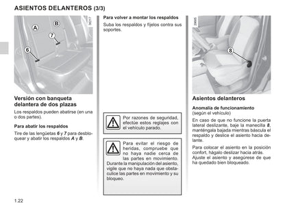 2018-2019 Renault Kangoo Owner's Manual | Spanish