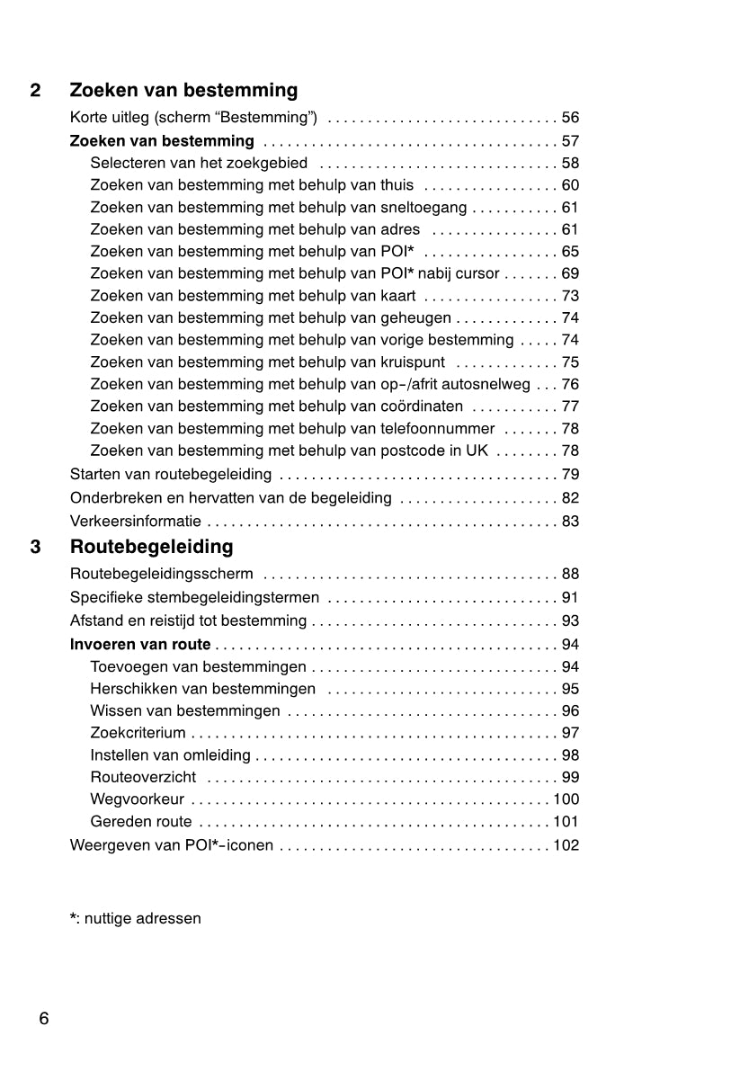 Toyota Verso Navigatiesysteem Handleiding