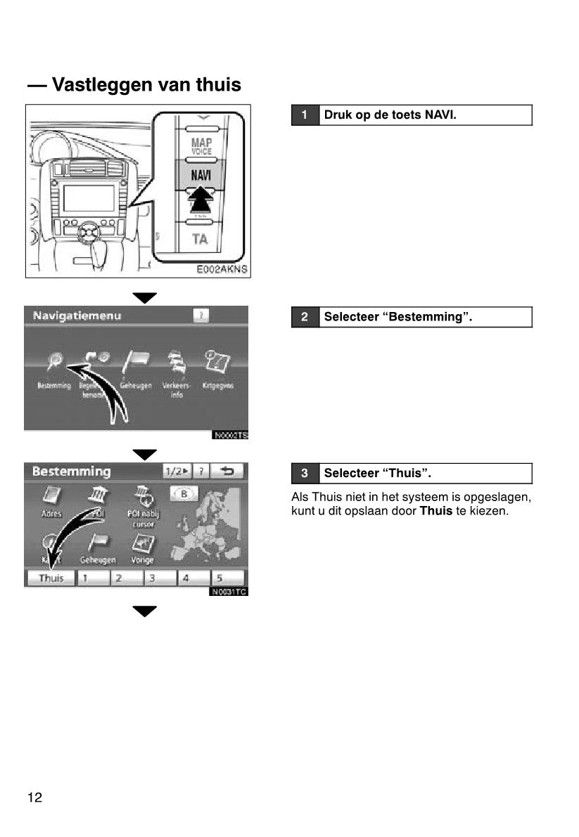 Toyota Verso Navigatiesysteem Handleiding