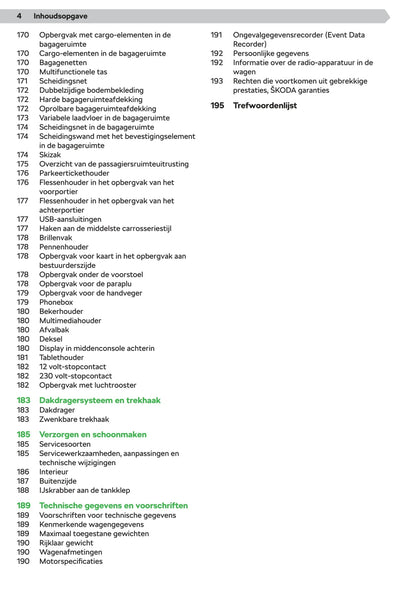 2020-2023 Skoda Octavia Bedienungsanleitung | Niederländisch