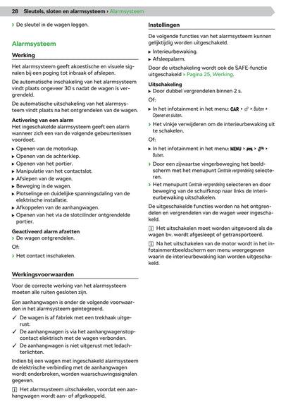 2020-2023 Skoda Octavia Bedienungsanleitung | Niederländisch